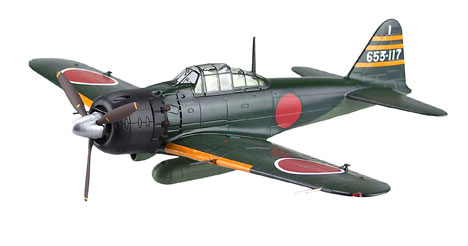 ダイキャストモデル No.03 1/48 三菱A6M5 零式艦上戦闘機 五二型 第653